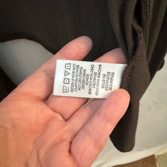 LOGO Open Front Cardigan Dark Green L - Picture 3 of 5